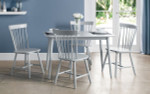 Torino Pair of Lunar Grey Dining Chairs