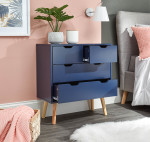 Nyborg Nightshadow Blue 2+2 Drawer Chest 