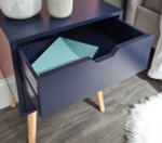 Nyborg Pair of Nightshadow Blue 2 Drawer Bedsides