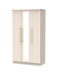 Haworth Tall Triple Mirror Wardrobe in Kashmir Matt