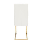 Pair of White Antibes Dining Chairs