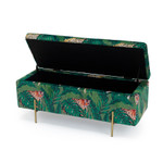 Lola Storage Ottoman Jungle Print