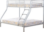 Tandi Black Silver Sleeper Bunk Bed