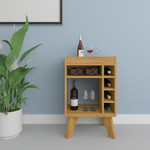 Naples Oak Effect Mini Bar/Side Table