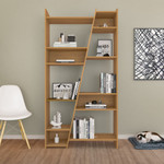 Naples Oak Effect Tall Bookcase