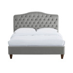 Sorrento Grey Velvet Bed Frame