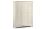 Cameo Stone White 3 Door Wardrobe