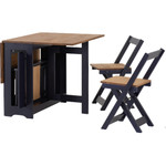 Santos Butterfly Dining Set in Navy Blue