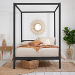 Mercia Black Four Poster Bed Frame