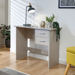 Panama Grey 2 Drawer Desk 