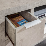 Bloc Concrete 2 Drawer TV Unit