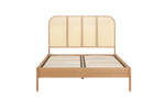 Margot Rattan Oak Bed Frame