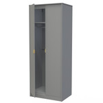 Linear Dust Grey 2 Door Wardrobe