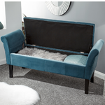 Osborne Teal Window Seat