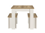 Highgate Cream Dining Table & Bench Set