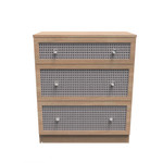 Rattan Bardolino 3 Drawer Deep Chest