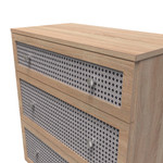 Rattan Bardolino 3 Drawer Deep Chest