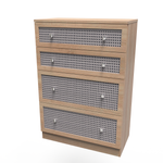 Rattan Bardolino 4 Drawer Deep Chest