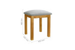 Woburn Solid Oak Stool