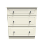 Pembroke Cream 3 Drawer Deep Chest 