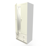 Pembroke Cream 2 Door 2 Drawer Wardrobe