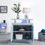 Polar Grey Gloss LED Sideboard