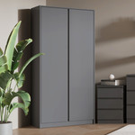 Malvern Grey 2 Door Wardrobe