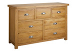 Woburn Solid Oak 4+3 Drawer Chest