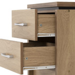 Charles Oak Effect 2 Drawer Bedside