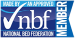 Made by an approved member of National Bed Federation