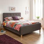 Ashbourne Grey Fabric Ottoman Bed Frame