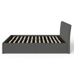 Ascot Ottoman Bed in Grey Fabric (5' King Size)