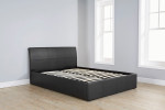 Ascot Faux Leather Ottoman Bed (5' King Size)