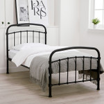 Halston Black Matt Metal Bed Frame