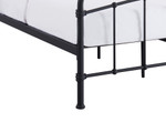 Halston Black Matt Metal Bed Frame