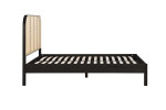 Margot Rattan Black Bed Frame