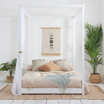 Darwin White Four Poster Bed Frame