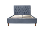 Loxley Grey Fabric Bed