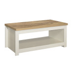 Highgate Cream and Oak Coffee Table