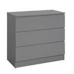 Oslo Grey 3 Drawer Chest