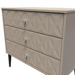 Pixel Mushroom 3 Drawer Chest with Dark Scandinavian Legs