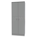 Pixel Shadow Grey 2 Door Wardrobe