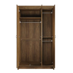 Boston Knotty Wood Effect 3 Door Wardrobe