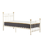 Atlas Cream Metal Bed Frame (3' Single)