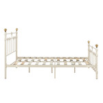 Atlas Cream Metal Bed Frame (4'6" Double)