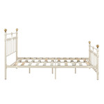 Atlas Cream Metal Bed Frame (4' Small Double) 