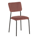 Set of 4 Sheldon Pink Velvet Chairs