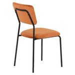 Set of 4 Sheldon Burnt Orange Velvet Chairs
