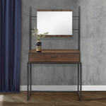 Houston Walnut Dressing Table with Mirror