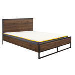 Houston Walnut Bed Frame (4'6" Double) 